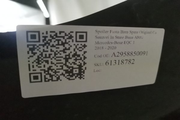 Spoiler Fusta Bara Spate Original Cu Senzori In Stare Buna AMG Mercedes-Benz  EQC  1 [2018 - 2020] - imagine 8
