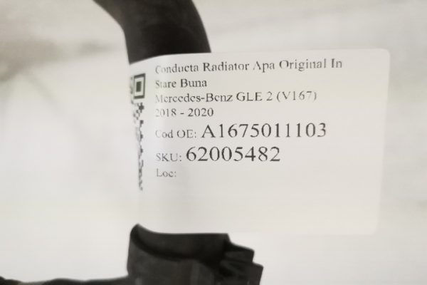 Conducta Radiator Apa Original In Stare Buna Mercedes-Benz  GLE  2  [2019 - 2023] - imagine 7