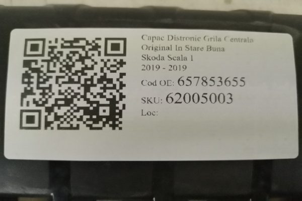 Capac Distronic Grila Centrala Original In Stare Buna Skoda  Scala  1 [2019 - 2019] - imagine 7