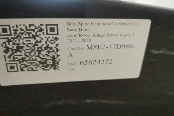 Bara Spate Originala Cu Senzori In Stare Buna  Land Rover  Range Rover Vogue  5 [2021 - 2023] - imagine 8