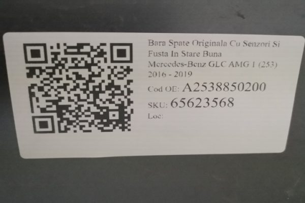 Bara Spate Originala Cu Senzori Si Fusta In Stare Buna Mercedes-Benz  GLC AMG  1  [2016 - 2019] - imagine 8