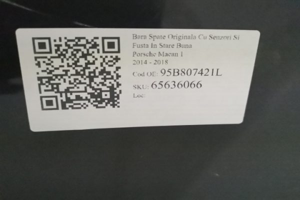 Bara Spate Originala Cu Senzori Si Fusta In Stare Buna Porsche  Macan  1 [2014 - 2018] - imagine 8