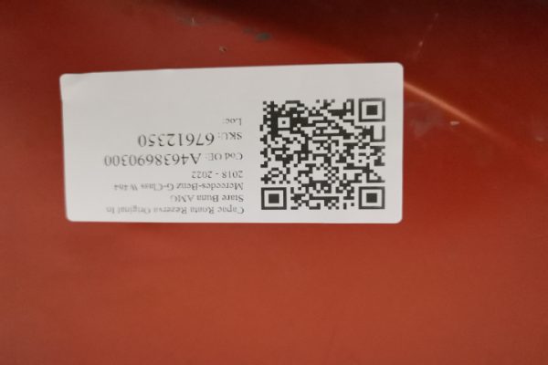 Capac Roata Rezerva Original In Stare Buna AMG Mercedes-Benz  G-Class  W464 [2018 - 2022] - imagine 5