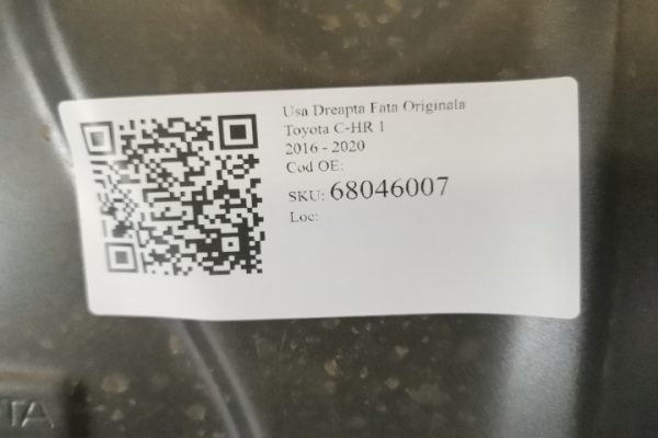 Usa Dreapta Fata Originala Toyota  C-HR  1 [2016 - 2020] - imagine 5