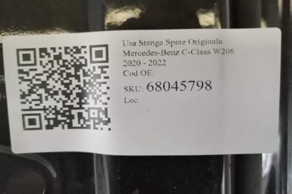 Usa Stanga Spate Originala Mercedes-Benz  C-Class  W206 [2020 - 2022] - imagine 4