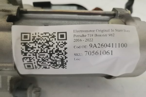 Electromotor Original In Stare Buna Porsche  718 Boxster  982 [2016 - 2022] - imagine 7