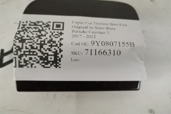 Capac Cui Tractare Bara Fata Original In Stare Buna Porsche  Cayenne  3 [2017 - 2022] - imagine 7
