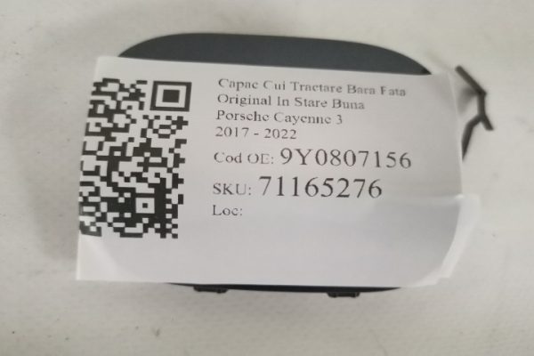 Capac Cui Tractare Bara Fata Original In Stare Buna Porsche  Cayenne  3 [2017 - 2022] - imagine 7