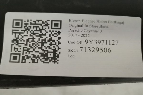 Eleron Electric Haion Portbagaj Original In Stare Buna Porsche  Cayenne Coupe  1 [2019 - 2022] - imagine 7