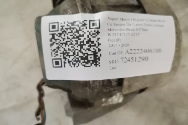 Suport Motor Original In Stare Buna Cu Senzor De Uzura Partea Stanga Avariat Mercedes-Benz  S-Class  W222/C217/A217 [facelift] [2017 - 2020] - imagine 7