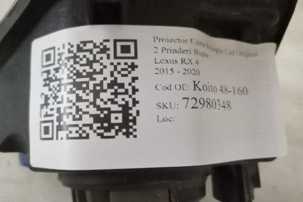 Proiector Ceata Dreapta Led Origina 2 Prinderi Rupte Lexus  RX  4 [2015 - 2020] - imagine 7