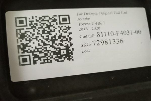 Far Dreapta Original Full Led Avariat Toyota  C-HR  1 [2016 - 2020] - imagine 7