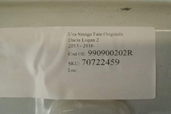 Usa Stanga Fata Originala Dacia  Logan  2 [2013 - 2016] - imagine 7