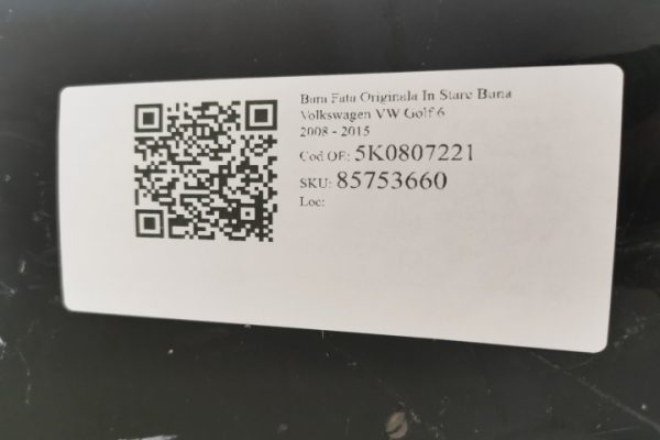 Bara Fata Originala  In Stare Buna Volkswagen VW  Golf  6 [2008 - 2015] - imagine 7