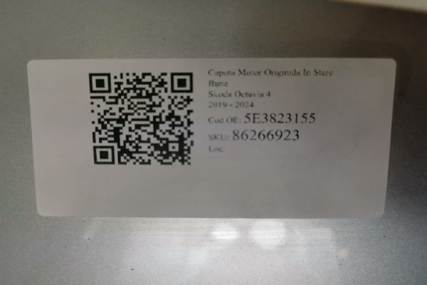 Capota Motor Originala In Stare Buna  Skoda  Octavia  4 [2019 - 2024] - imagine 7