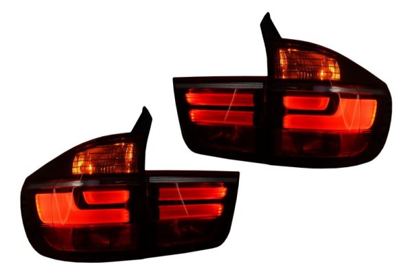 Stopuri LED compatibil cu BMW X5 E70 (2007-2010) Light Bar LCI Facelift Look BMW X5 SUV (E70) (2007-2010) - imagine 6