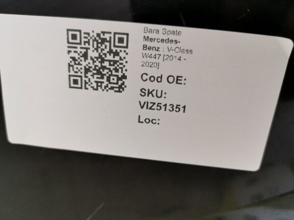 Bara Spate Mercedes-Benz  V-Class W447 [2014 - 2020] Originala In Stare Buna - imagine 8