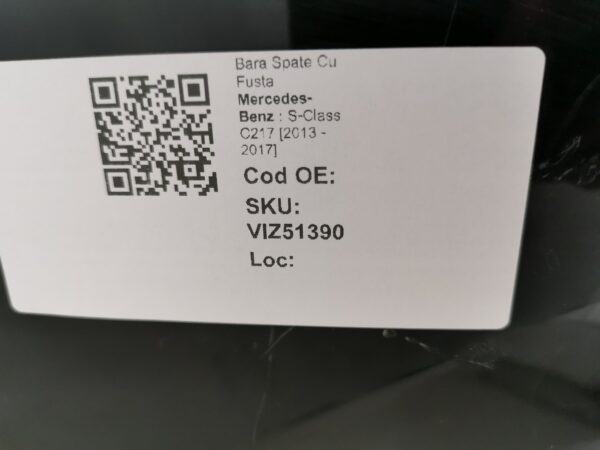 Bara Spate Cu Fusta Mercedes-Benz  S-Class C217 [2013 - 2017] Originala In Stare Buna - imagine 8