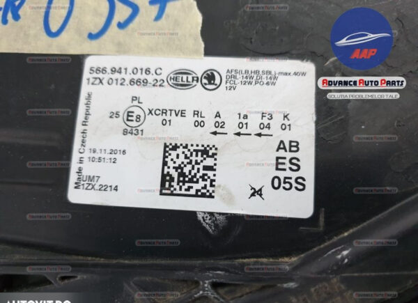 Far Dreapta original Skoda Kodiaq 1 2017 2018 2019 2020 oem - imagine 6