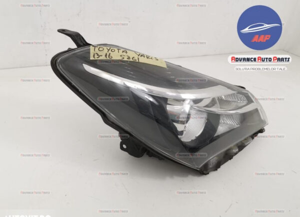 Far dreapta Toyota Yaris an 2013-2016 cu halogen original Toyota Yaris 3 (facelift) 2014 2015 2016 2017 OEM - imagine 3