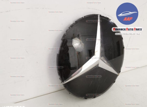 Emblema fata+distronic originala in stare buna Mercedes-Benz GLE 1 (W166) 2016 2017 2018 2019 A0008880111 - imagine 3