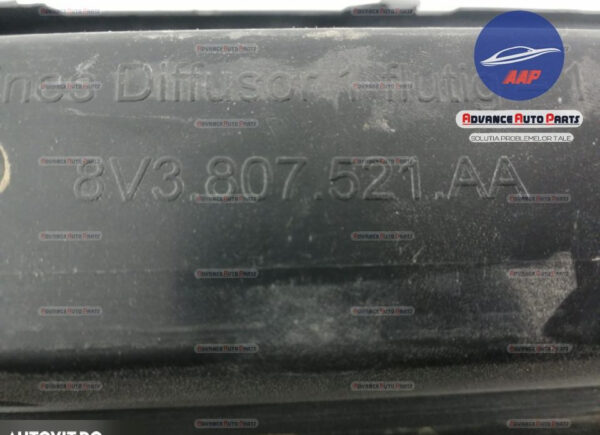 Difuzor Bara Spate original Audi A3 8V (facelift) 2016 2017 2018 2019 2020 Hatchback 3-usi OEM - imagine 7