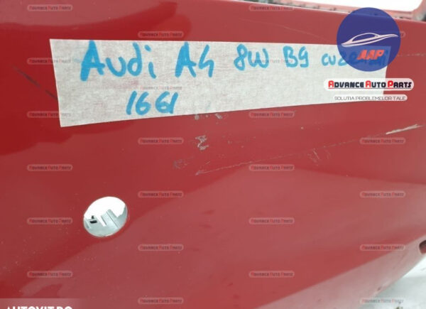 Bara spate originala in stare buna cu senzori Audi A4 B9 2015 2016 2017 2018 2019 2020 oem - imagine 7