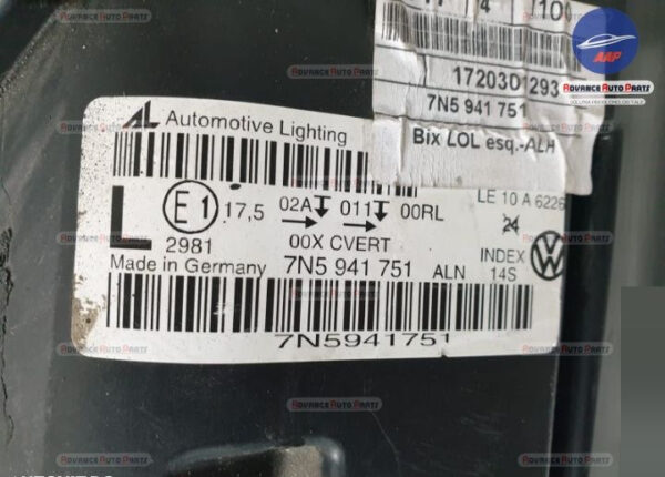 Far stanga bi xenon originale in stare buna Seat Alhambra 2 2010 2011 2012 2013 2014 2015 oem - imagine 4