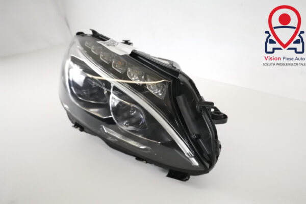 Far Dreapta Original Full Led LILS In Stare Buna Mercedes-Benz C-Class W205/S205/C205 2014 2015 2016 2017 2018 A2059068801 - imagine 3