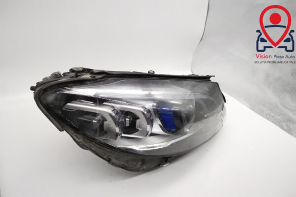 Far Dreapta Original MultiBeam LED AVARIAT Mercedes-Benz C-Class W205/S205/C205 (facelift) 2018 2019 2020 - imagine 2