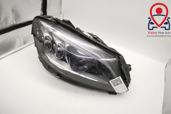 Far Dreapta Original MultiBeam LED AVARIAT Mercedes-Benz C-Class W205/S205/C205 (facelift) 2018 2019 2020 - imagine 3