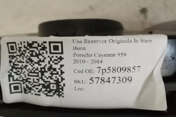 Usa Rezervor Originala In Stare Buna Porsche Cayenne 958 2010 2011 2012 2013 2014 7p5809857 - imagine 7