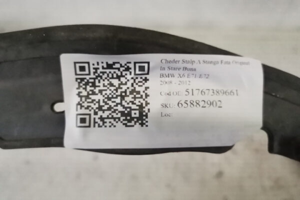 Cheder Stalp A Stanga Fata Original In Stare Buna BMW X6 E71/E72 2008 2009 2010 2011 2012 51767389661 - imagine 7