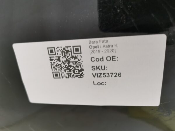 Bara Fata Opel  Astra K [2015 - 2020] Originala In Stare Buna - imagine 8