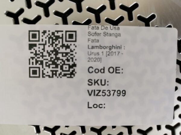 Fata De Usa Sofer Stanga Fata Lamborghini  Urus 1 [2017 - 2020] Originala In Stare Buna - imagine 8