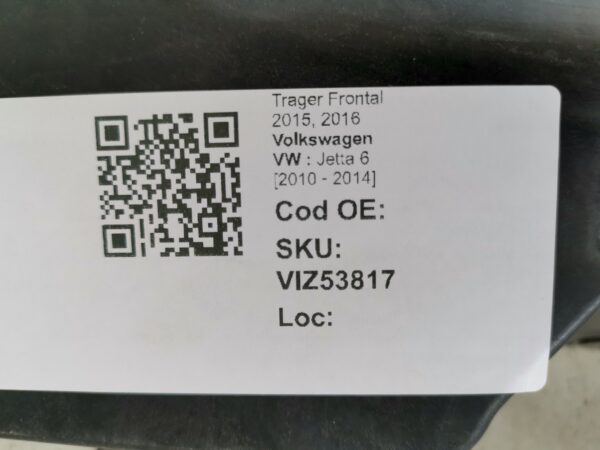 Trager Frontal 2015, 2016 Volkswagen VW  Jetta 6 [2010 - 2014] Original In Stare Buna - imagine 8