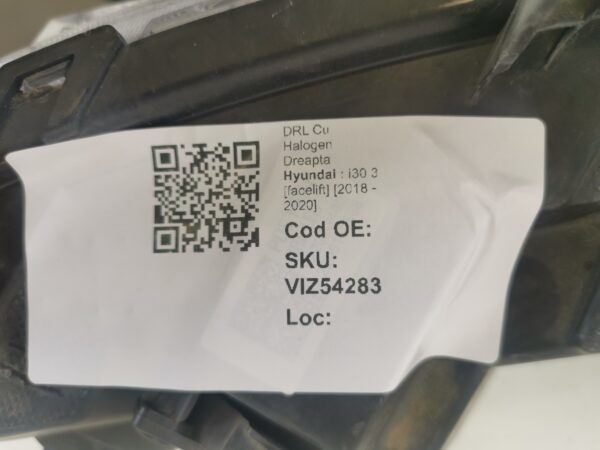DRL Cu Halogen Dreapta Hyundai  i30 3 [facelift] [2018 - 2020] Original - imagine 9