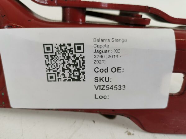 Balama Stanga Capota Jaguar  XE X760 [2014 - 2020] Original In Stare Buna - imagine 8