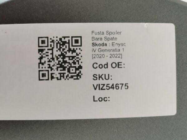 Fusta Spoiler Bara Spate Skoda  Enyaq iV Generatia 1 [2020 - 2022] 2023 2024 Originala In Stare Buna - imagine 8