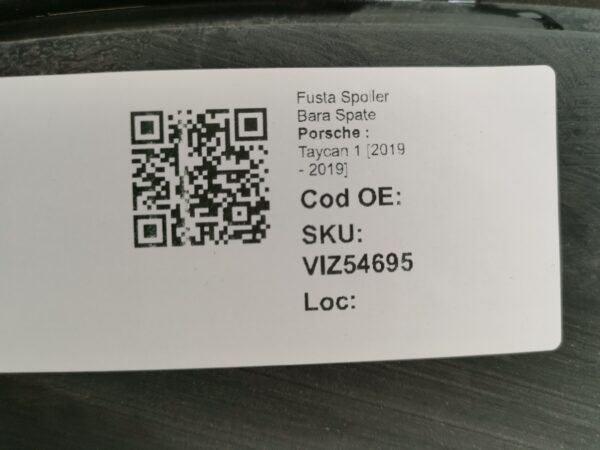 Fusta Spoiler Bara Spate Porsche  Taycan 1 [2019 - 2019] 2020 2021 2022 2023 Originala In Stare Buna - imagine 8