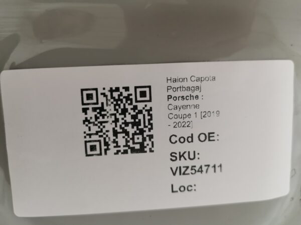 Haion Capota Portbagaj Porsche  Cayenne Coupe 1 [2019 - 2022] 2023 Originala In Stare Buna - imagine 8
