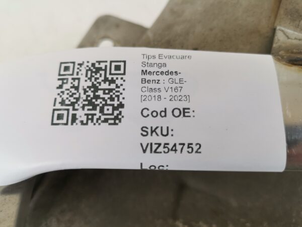 Tips Evacuare Stanga Mercedes-Benz  GLE-Class V167 [2018 - 2023] Originala In Stare Buna - imagine 8