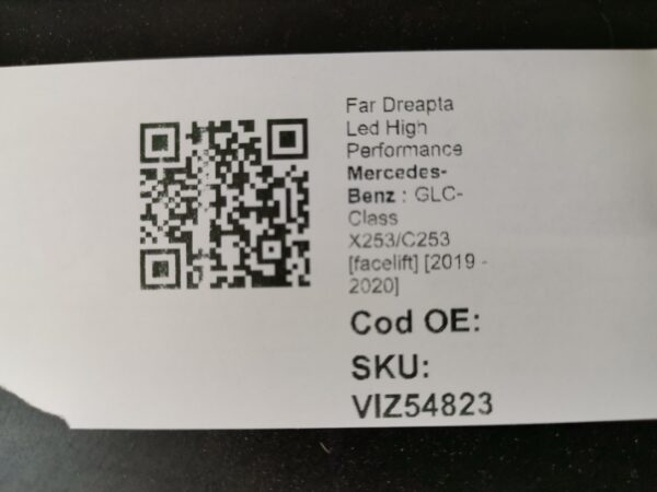 Far Dreapta Led High Performance Mercedes-Benz  GLC-Class X253/C253 [facelift] [2019 - 2020] Original In Stare Buna - imagine 8