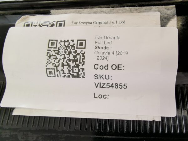 Far Dreapta Full Led Skoda  Octavia 4 [2019 - 2024] Original In Stare Buna - imagine 8