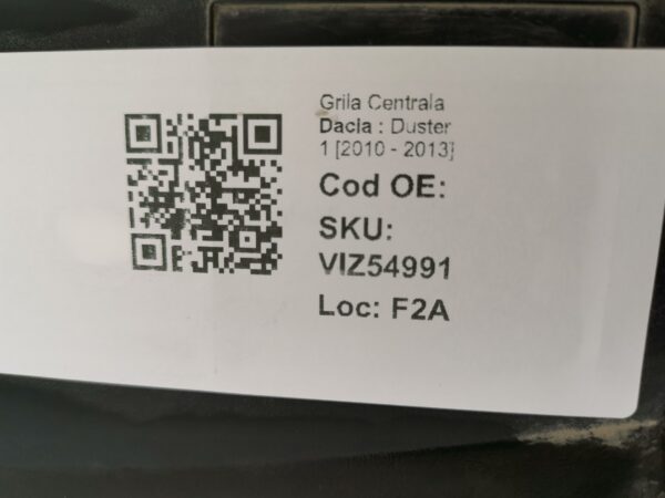 Grila Centrala Dacia  Duster 1 [2010 - 2013] Original In Stare Buna - imagine 8
