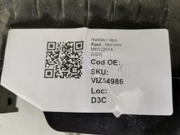 Radiator Apa Ford  Mondeo MK5 [2014 - 2020] Original In Stare Buna - imagine 8