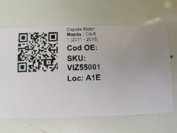 Capota Motor Mazda  CX-5 1 [2011 - 2015] Originala In Stare Buna - imagine 8