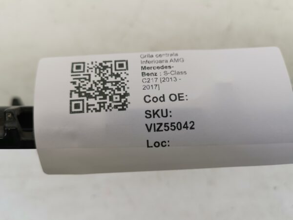 Grila centrala Inferioara AMG Mercedes-Benz  S-Class C217 [2013 - 2017] Originala In Stare Buna - imagine 8