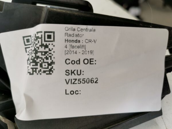 Grila Centrala Radiator Honda  CR-V 4 [facelift] [2014 - 2019] Originala - imagine 8
