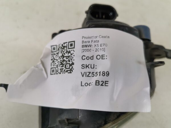 Proiector Ceata Bara Fata BMW X5 E70 [2006 - 2010] 2011 2012 2013 2014 Original In Stare Buna - imagine 8